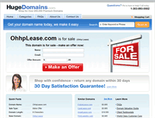 Tablet Screenshot of ohhplease.com